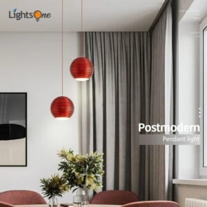 Nordic light luxury lamp minimalist porch bar table pendant lamp bedroom bedside single head small pendant light 1