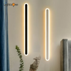 Long strip bedroom wall light porch simple modern LED decoration living room lamp line wall lamp 1