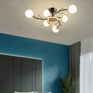 Luxury Chandelier Living Room Lamp Modern Minimalist Atmosphere pendant Light Restaurant Crystal Nordic Decor Led Ceiling Lamps 1