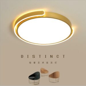Modern bedroom ceiling lamp simple romantic and warm wedding room round led ceiling restaurant decor lamp Light fixtures 1
