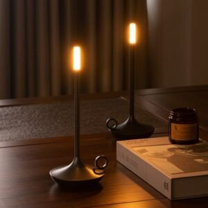 LED Aladdin Candlelight Camper Table Lamp Rechargeable Camper Waterproof Warm Light Candle Lamp Dinner Atmosphere Camping Lamp 1