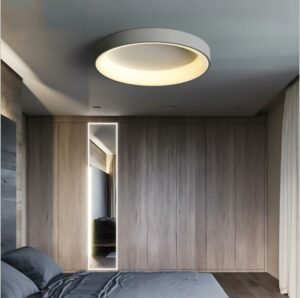 Modern Led Bedroom  Ceiling Lamp Warm and Romantic living room Round lamp with Remote Control Home Decor light Fixtures 1