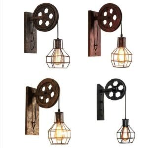 American country wall lamp industrial wind retro wall light For restaurant corridor aisle  wall  light Fixtures 1