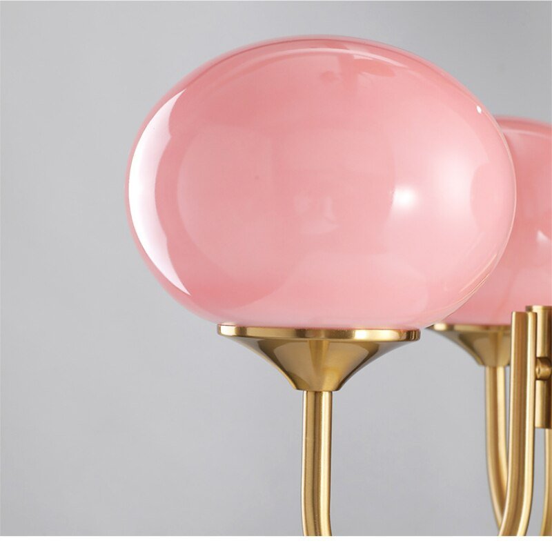 Aesthetic Nordic Designer Pendant Lamp Room Decorator Light for Living Room Bedroom Kitchen Art Pink Medieval Bauhaus Chandelier 5