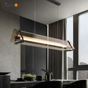 Modern minimalist restaurant pendan light light luxury dining table bar lamp creative office coffee shop lamp 1