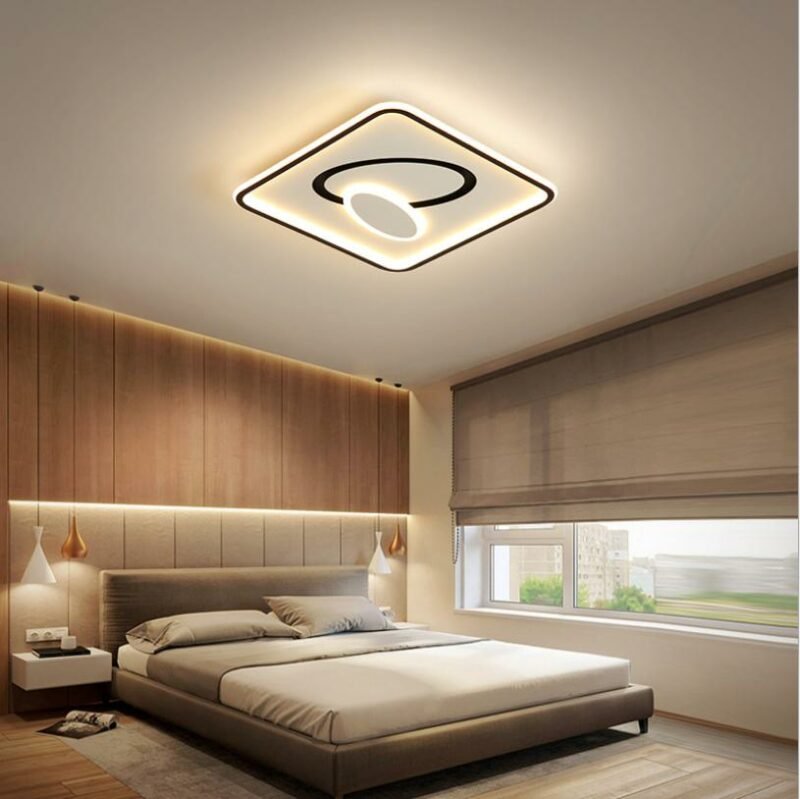 2020 new bedroom Ceiling light warm master bedroom lighting personality art study light stylish simple led ceiling light Fixture 2