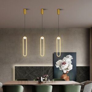Modern Concise Led Pendant Lights For Dining Room Bedroom Bedside Chandelier Home Hanging  Suspension Design Fixture Lamp 1
