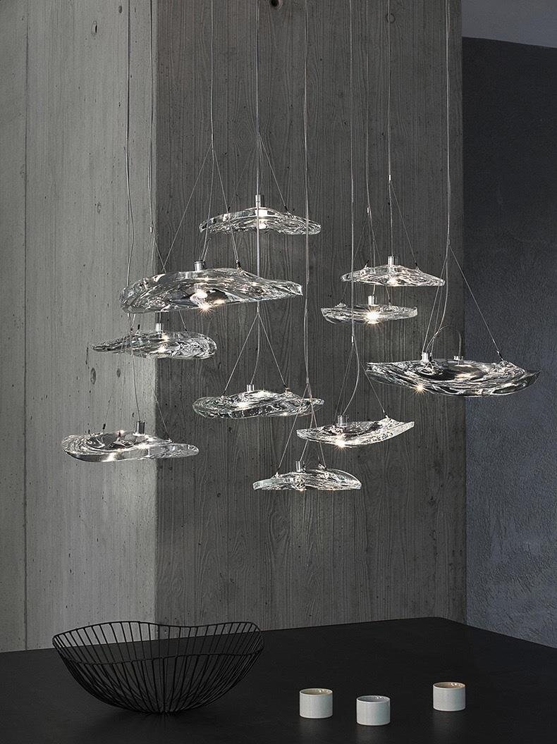 Nordic Led Senior Designer Art Decor G4 Droplight Restaurant Glass Chandeliers For Kitchen Stairs Loft Hanglight Fixtures 4