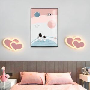 Modern Wall Lamps 12W 16W Surface Mounted Wall Light Nordic Luminaire Bedside Living Stairs Indoor Wall Light Pink White 1