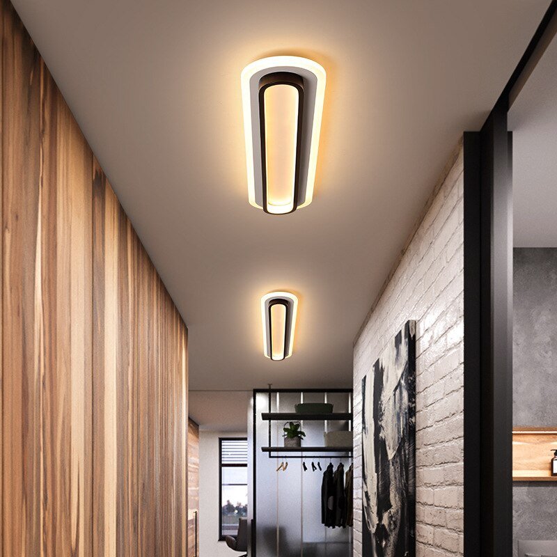 Nordic Balcony Ceiling Lamp Simple Porch Corridor Aisle Lamp Cloakroom Bedroom Lamp Kitchen and Bathroom Led Ceiling Lighting 2