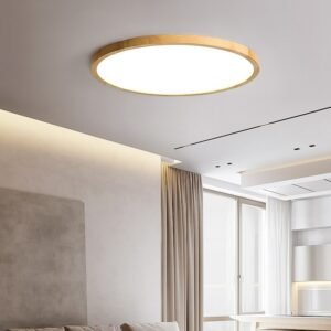 Ultra-thin Ceiling Lamp Modern 2.8cm Led Wood Ceiling Light Surface Mounted For Living Dining Room Bedroom Lighting Ceiling Lamp 1
