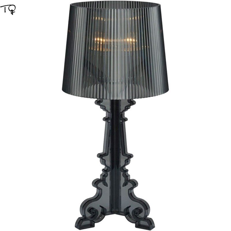 Italy Design Kartell Bourgie Table Lamp  Acrylic E14 LED Indoor Lighting Art Decor Home Studio Living/Model Room Bedroom Bedside 1