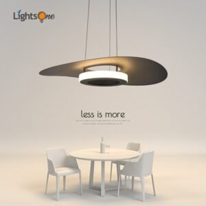 Modern minimalist creative chandelier personality bedroom pendant light bar home dining room lamps 1