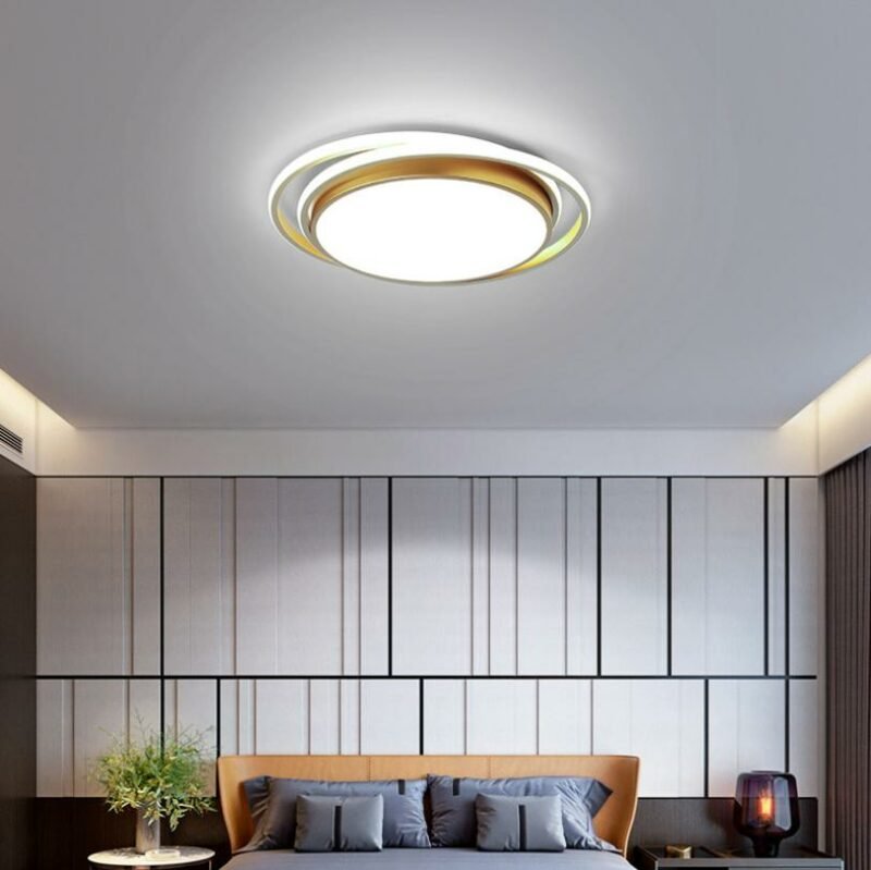 Modern bedroom ceiling lamp warm and romantic creative high end living room hotel led ceiling decorative lamps lighting Fixtures 4