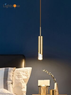 Post-modern single-head bedroom bedside lamps  minimalist restaurant art designer 3 bar counter pendant lights 1