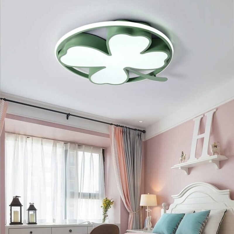 Modern Four leaf Clover LED Ceiling Lamp Nordic minimalist Living Room Bedroom Dining room   Light Fixture Mounted Home Deco 1