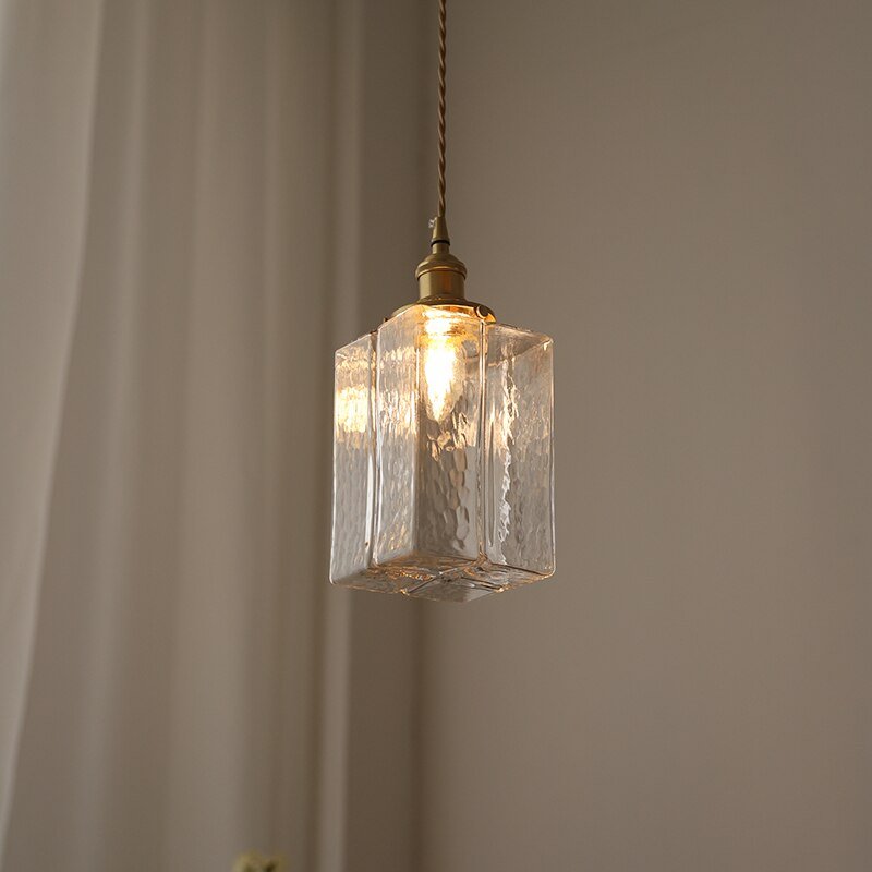 Vintage Retro Glass Lampshade Pendant Light Home Decor Ceiling For Dining Room Bedroom Bedside Dining Table Kitchen Bar Lighting 4