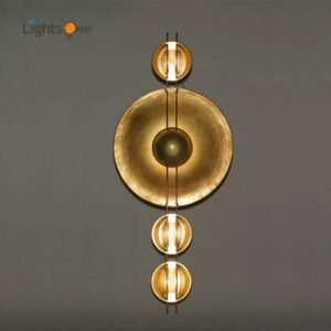 Modern personality creative model room living room TV background wall light art decoration wall lamp 1