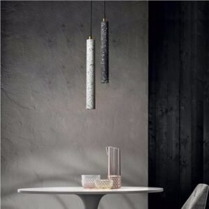 Creative industrial pendant light minimalist bedside small BANG Concrete pendant lamp luxury Nordic restaurant long wire light 1