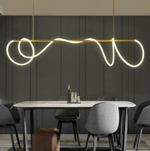 Modern led long Pendant Lighting dining room Lights  luxury living room light simple bar minimalist INS art hose Lamp Fixtures 1