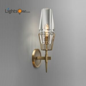 All-copper post-modern wall lamp Jane beautiful living room dining room bedroom model show room wall light 1