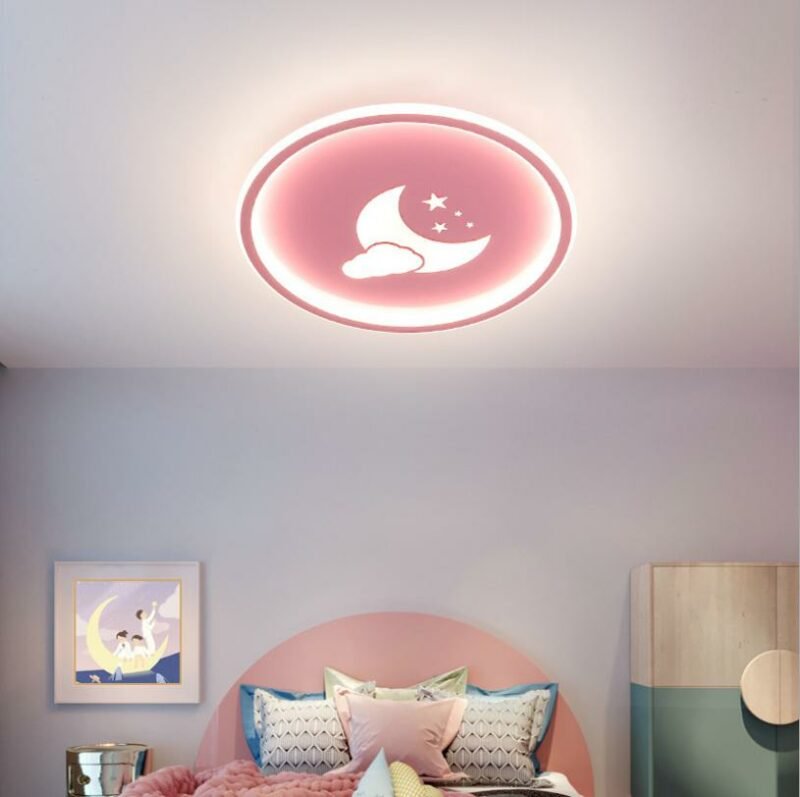 New children's room ceiling lamp creative  cloud  led cartoon bedroom Ceiling  lamp boy and girl room decor lamp light fixture 4