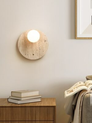 Japanese style quiet style bedroom, bedside wall lamp, living room designer, retro wall light 1
