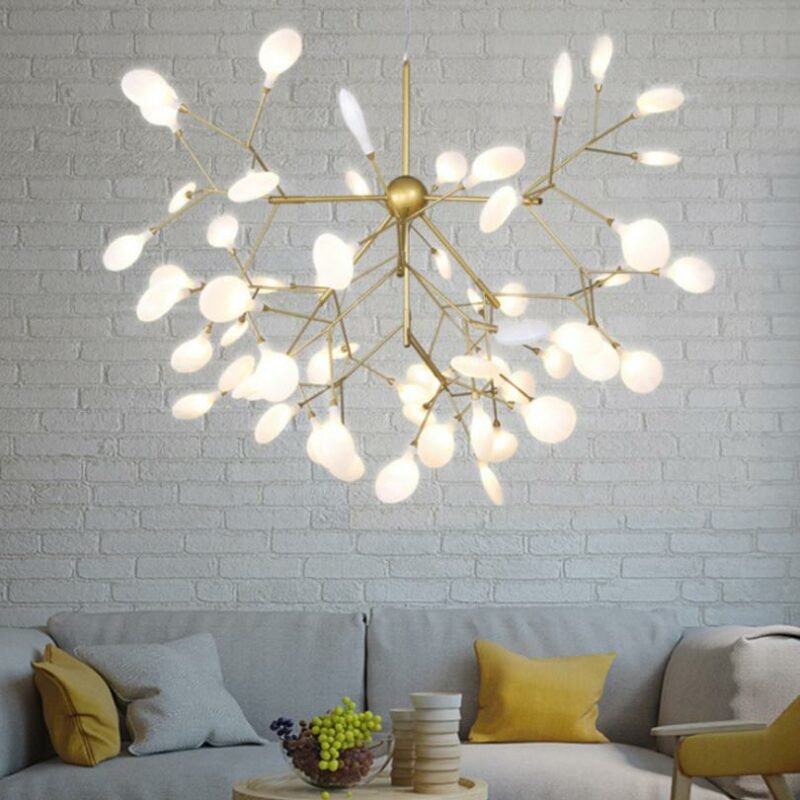 New Modern LED Firefly Chandelier Lighting For Living Room   Tree Branch Home Chandelier Lamp  lustre led Decor Hanging Lights 4