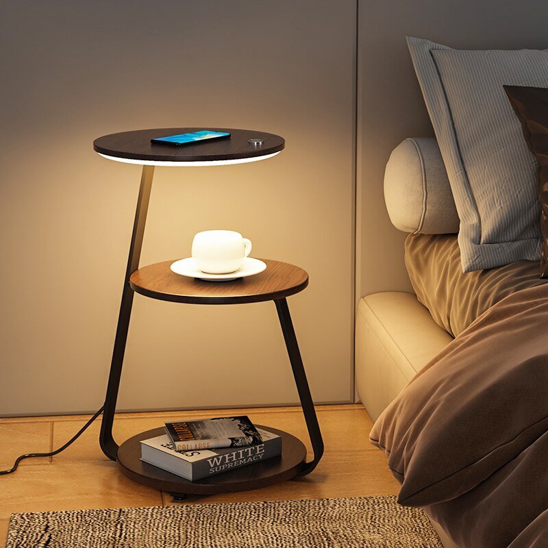 Intelligent Eye Protection Lamp  Bedside Wireless Charging Coffee Table Lamp In Room Sofa Side Storage Floor Lamp Meuble 5