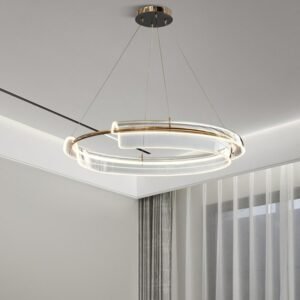 Designer living room chandelier high-end Italian minimalist light luxury model bedroom dining room lighting 1