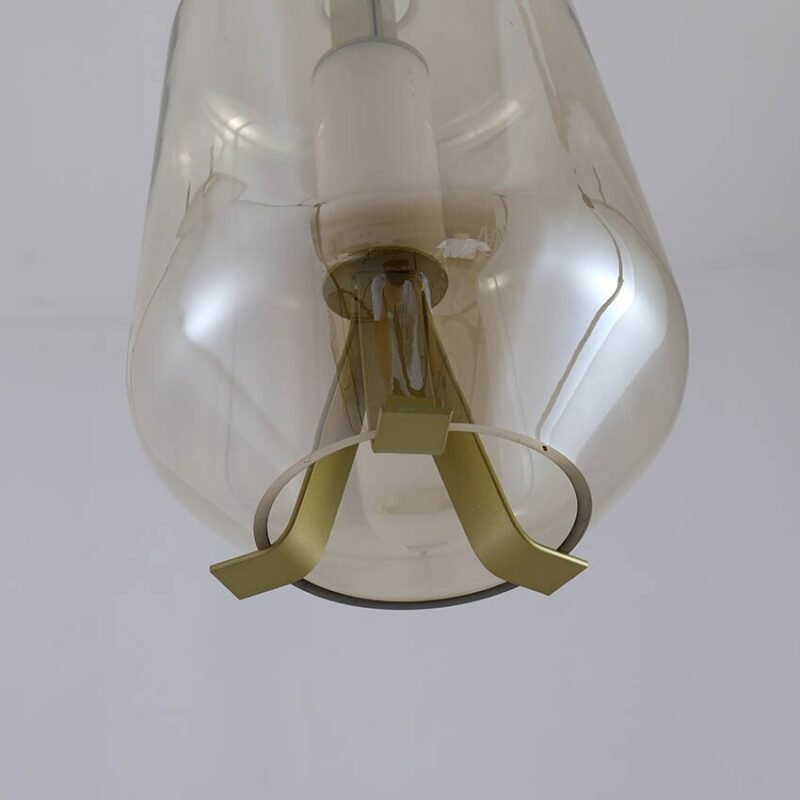Nordic vintage glass Pendant Lamp designer Post modern Luisa Pendant Lamp bar bedside bedroom creative suspension luminaire 6