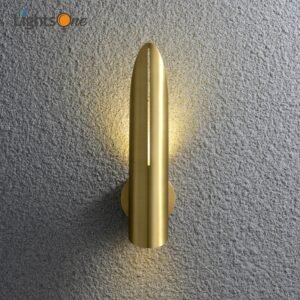 Simple rear light luxury wall lamp living room bedroom full copper wall lamp corridor background wall bedside decorative lamp 1