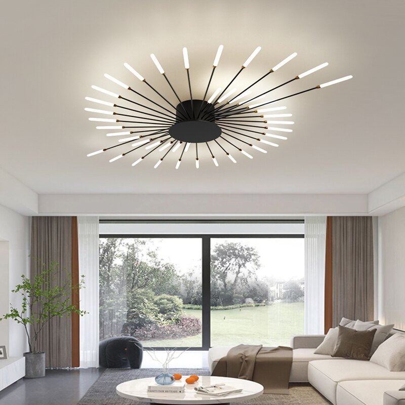 LED Ceiling Chandeliers Lamp Fireworks Lighting For Living Dining Room Creative Nordic Pendant Light Atmosphere Bedroom Fixture 1