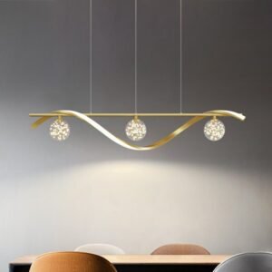 2023 Modern Nordic Minimalism Lamp Personalized Creative Intelligent Glass Chandelier Decoration Salon Chandelier 1