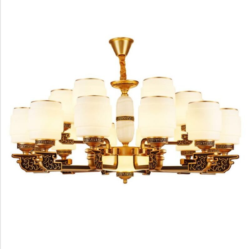 2020 new chinese  Stype LED chandelier for  living room dining room  Bedroom Restaurant Fixtures Home Hanging  lustre lights 6