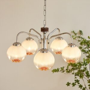 Bauhaus French medieval magic beans living room chandelier study dining room bedroom lamp cream lamps 1