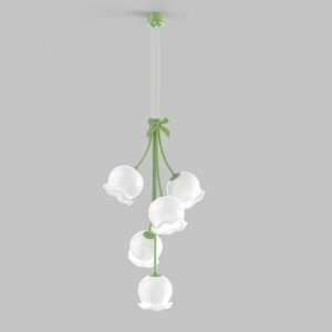 Light Luxury Creative Flower Bar Table Lamp Minimalist Designer Romantic Restaurant Lily of the Rings chandelier 1