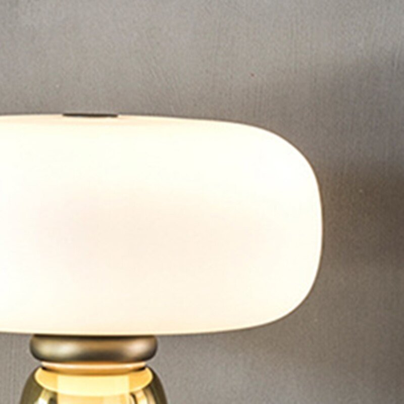 Postmodern Led Table Lamp Designer Glass Table Lamps For Living Room Bedroom Study Desk Decor Lighting Noridc Home Bedside Lamp 6