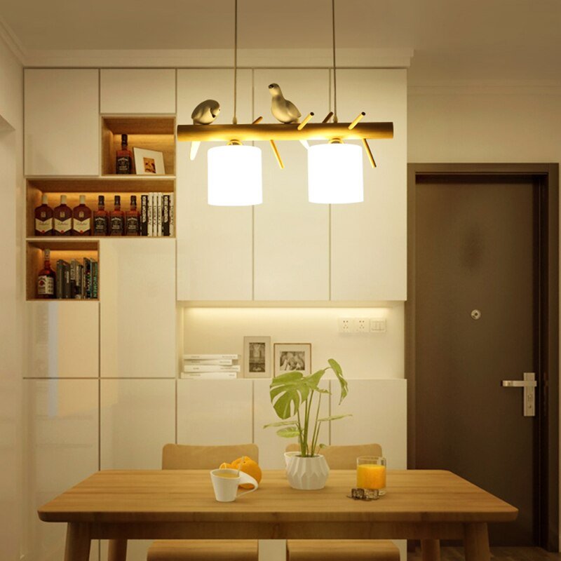 Modern Little Birdie Ceiling Chandelier For Table Dining Room Kitchen Island Pendant Lighs Suspension Design Lusters Luminaires 2