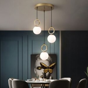 Led Glass Chandelier Home Lamp Modern simple bar Pendant Lighting Fixtures for Living room Dining room Kitchen Bedroom Lights 1