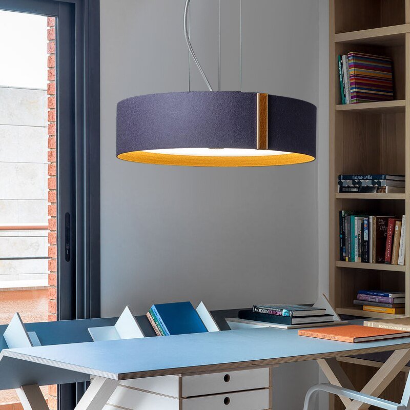 Nordic Designer Fabric LED Pendant Lamp for Kitchen Island Bedside Suspension Aesthetic Room Decor Replica Lighting Appliance 4