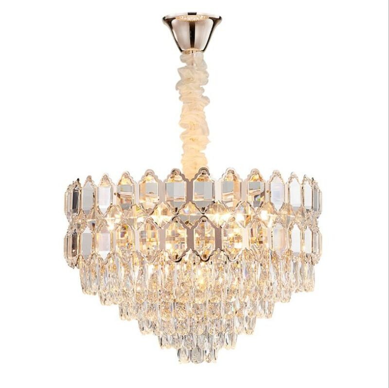 Modern Crystal Pendant lights  For living room  light luxury lustre LED  round creative Hanging lamp For  bedroom Hotel 6