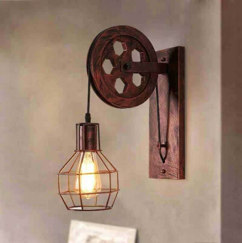 American country wall lamp industrial wind retro wall light For restaurant corridor aisle  wall  light Fixtures 5