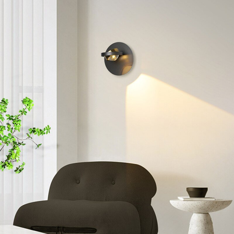 Minimalist Nordic Full Spectrum Wall Lamp Eye Protection Study Night Lamp Rotatable Bedroom Anti Blue Light Bedside Wall Light 5