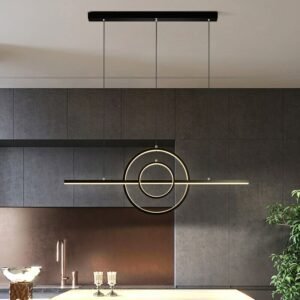 Dining room chandelier light modern minimalist creative luxury dining table lighting personality Nordic household Hanging light 1