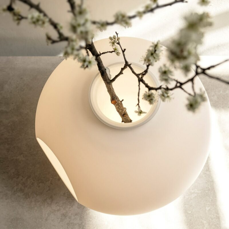 Wabi-sabi Japanese Vintage Table Lamp Vase for Kitchen Bedroom Living Study Room Aesthetic Room Decorator Lighting Appliance 6
