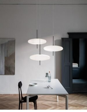 Nordic Modern Lamp Flying Saucer Pendant Lights Modern Art Dining Room Study Bedroom Pendant Lamp 1
