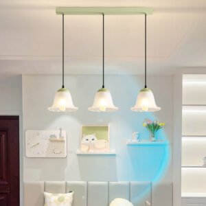 Nordic LED Glass Pendant Lights White Green Backdrop Hallway Living Room Bedroom Stairs Minimalist Balcony Indoor Lamps Fixtures 1