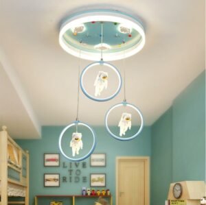 Children's room ceiling lamp  princess bedroom lamp Nordic style creative modern simple eye protection pink decorative Lamp 1