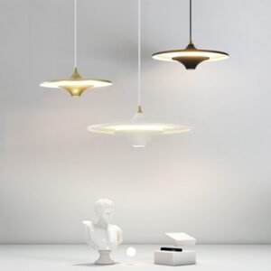 Simple table creative flying saucer pendant lamp minimalist restaurant bar bedroom bedside pendant light 1